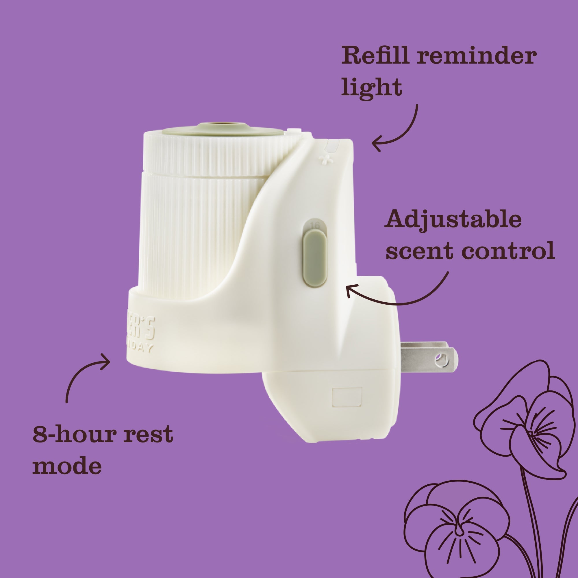 Compassion Flower Plug In Scented Oil Refill, 2-Pack