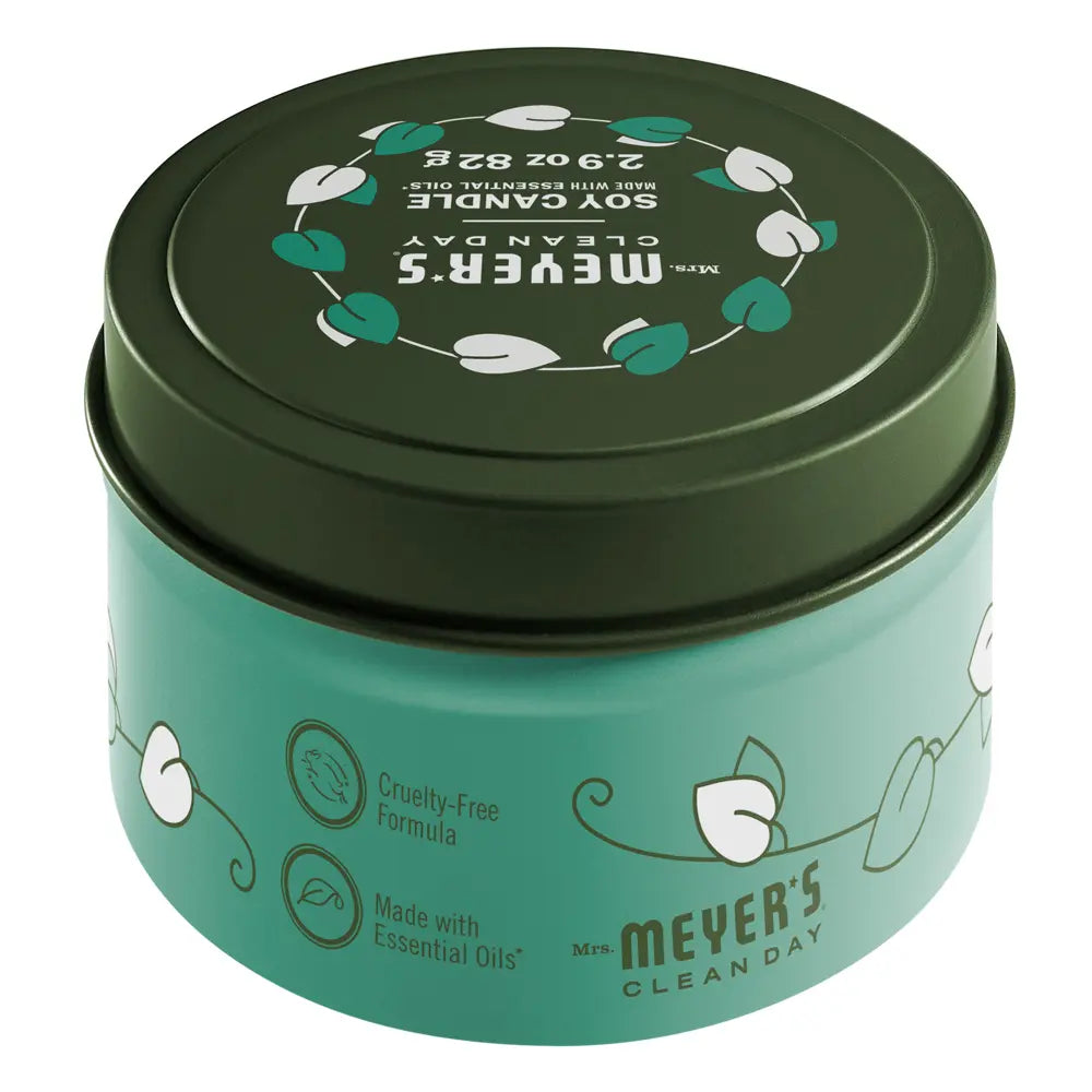 Basil Tin Candle