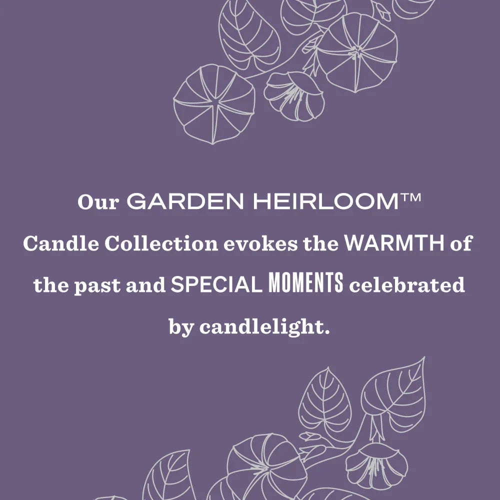 Moonflower Garden Heirloom Candle