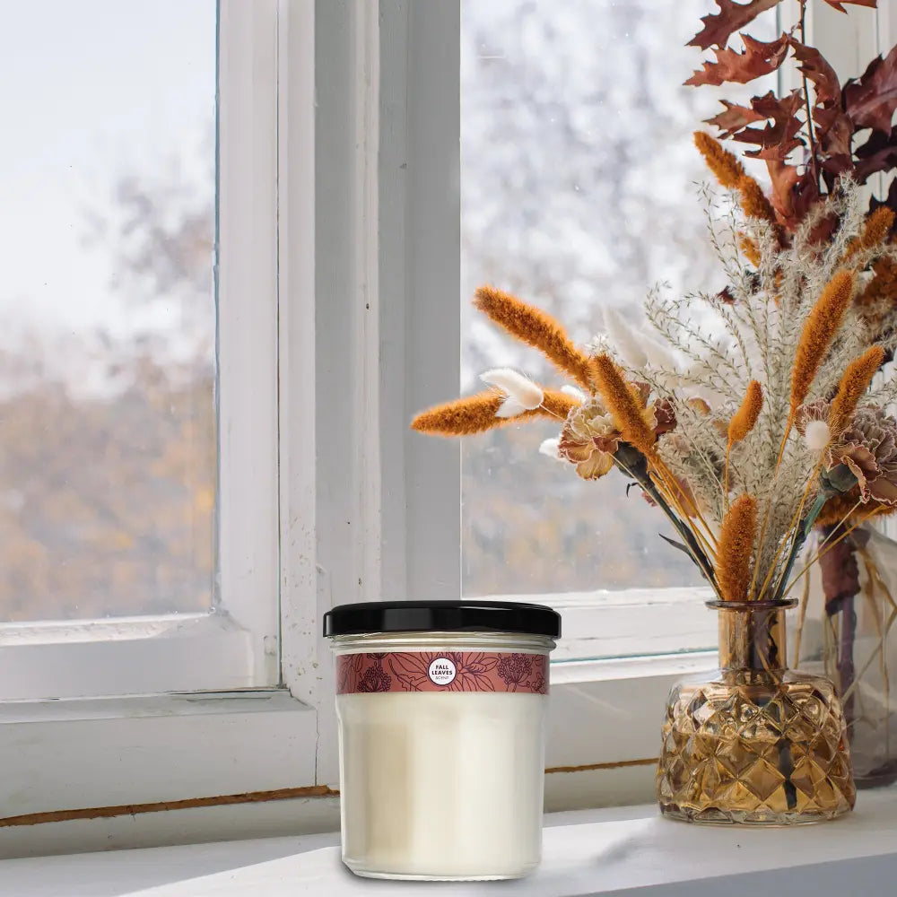 Fall Leaves Scented Soy Candle