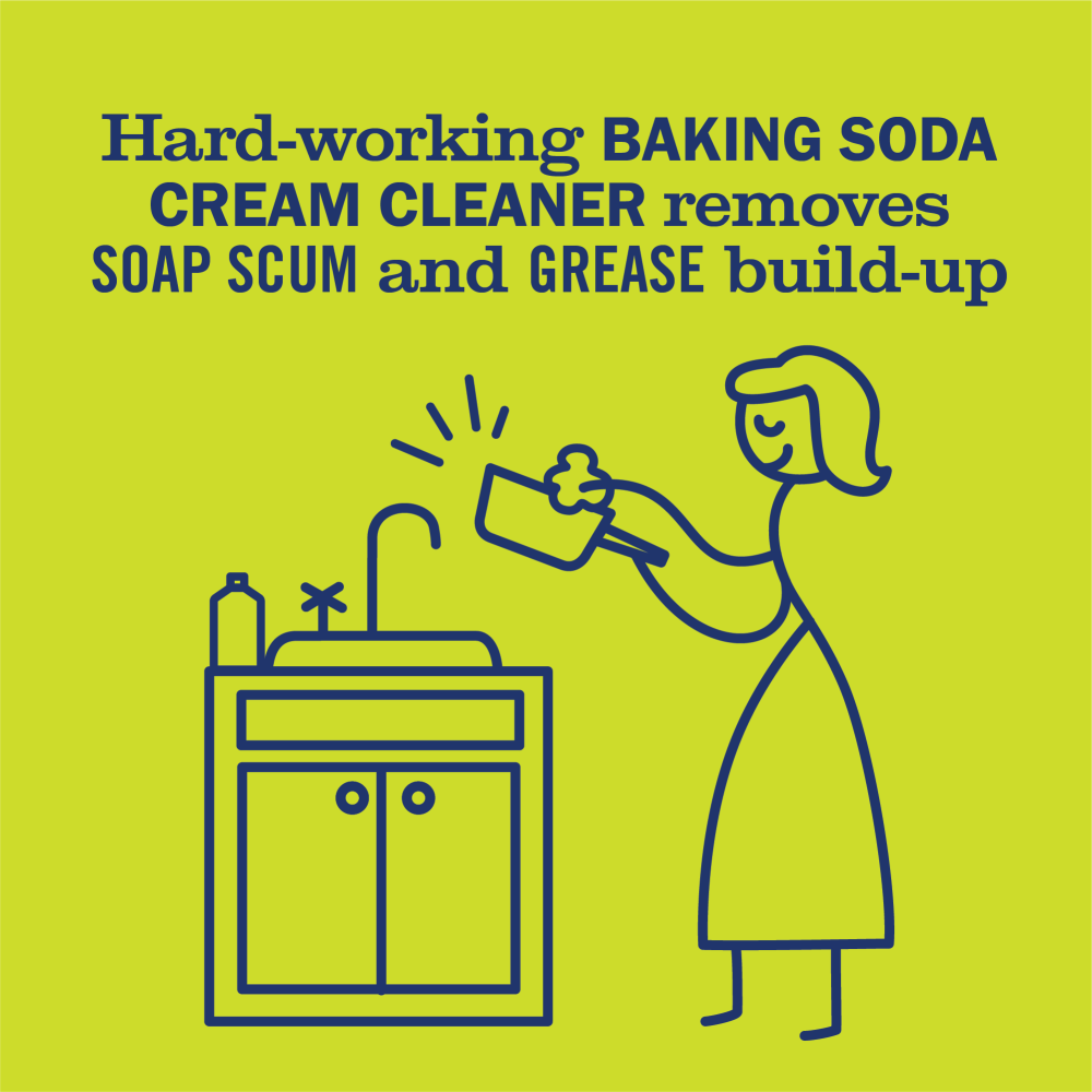 Lemon Verbena Baking Soda Cream Cleaner - 16 oz