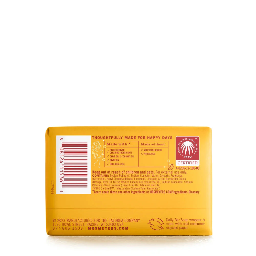 Clementine Daily Bar Soap