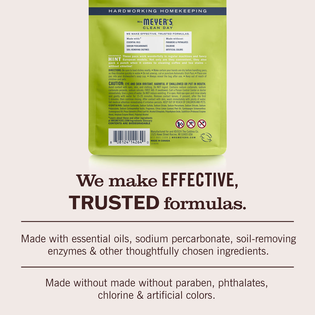 Lemon Verbena Automatic Dish Pacs